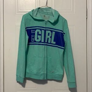 Light blue justice hoodie